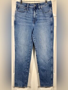 Madewell Curvy Stovepipe High Rise Jeans Size 30 Medium Wash